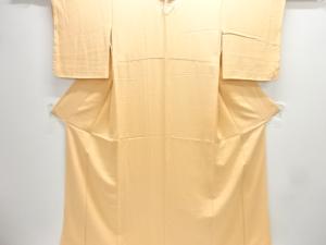 蝶模様織出し一ツ紋色無地着物